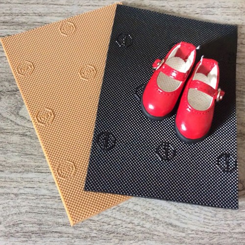 13*9cm Doll shoes material sole thick 2mm doll shoes Accessories DIY doll so^$r