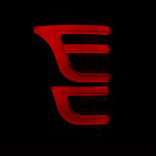 For 2015-2020 Ford F150 LUXX-Series LED Tail Lights Alpha-Black Clear Lens Lamps - Picture 4 of 7