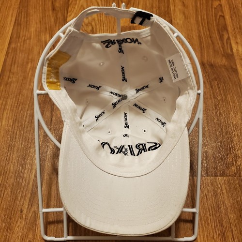 Srixon Z Star Golf Hat Adult Spinskin White Adjustable Strapback Baseball Cap - Picture 5 of 7