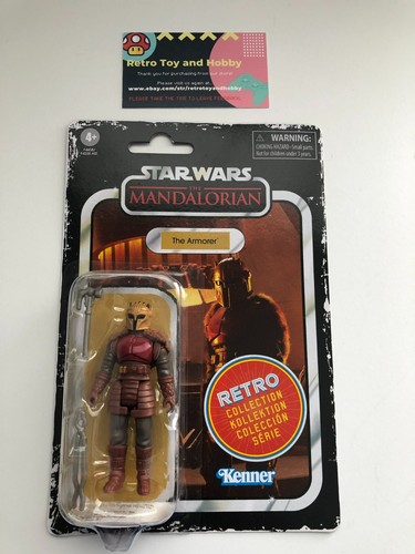 The Armorer Star Wars Mandalorian Retro Collection Vintage Action Figure Kenner - Picture 2 of 3