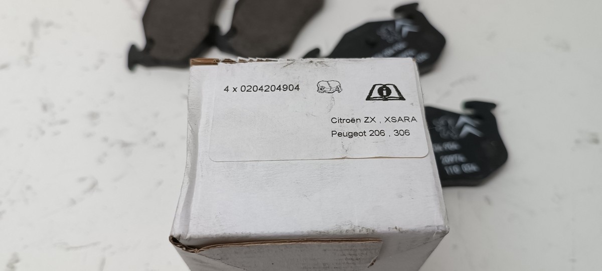 ユウ Rear Brake Pads Original For Peugeot 206 | eBay