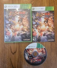 Street Fighter X Tekken (Microsoft Xbox 360, 2012) With Manual Complete