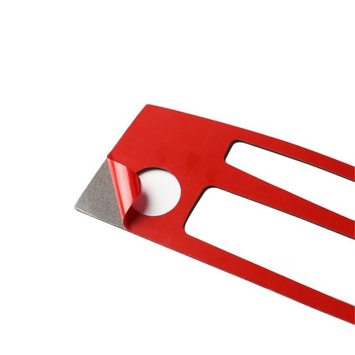 Red Carbon Fiber AC CD Switch Console Panel Trim B For BMW 5 Series E60 2008-10 - Bild 8 von 11