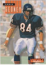 1994 SkyBox Impact Chris Gedney #36 Chicago Bears Football