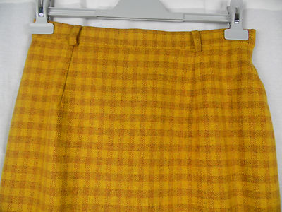 Jupe Fédora Taille 40 - Jaune Curry - 77% Laine - Made In France - Neuf Sans étiquette