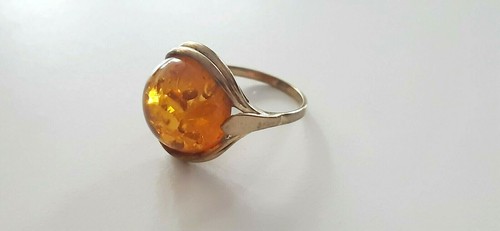 GOLD RING ° 333 / 1000 ° 8 K ° BERNSTEIN ° Goldschmuck ° - Bild 4 von 10