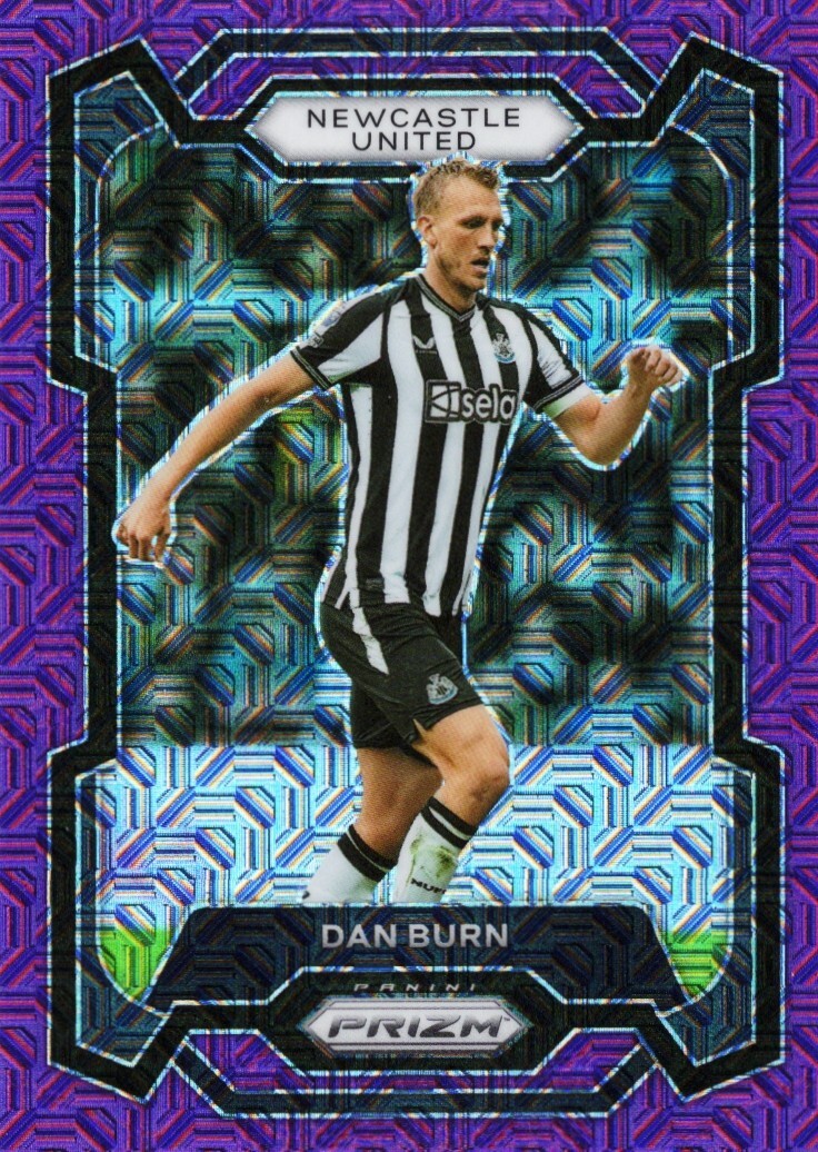 2023-24 Panini Prizm English Premier League Prizm Purple Mojo #61 Dan Burn 24/25