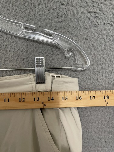 Lucy Womens Pants Size 10 White Travel Corp Ankle Tie up Adult - Picture 3 of 5