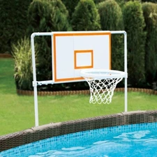 Basketball Set Above Ground Pool Inflatable Ball Durable Easy Setup Fun Games US