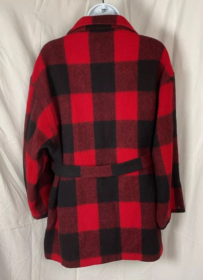 Vintage Women’s Woolrich Buffalo Plaid Jacket Large USA Made - Image 2 of 4