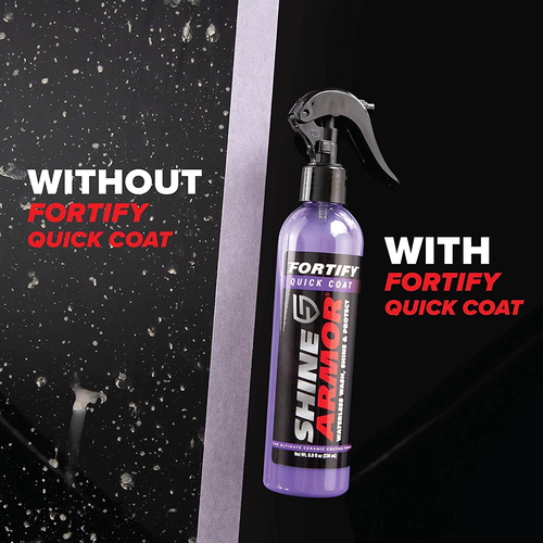 Ceramic Coating Top Coat for Cars Fortify Quick Car Wax Polish Spray Waterless W - Picture 4 of 8