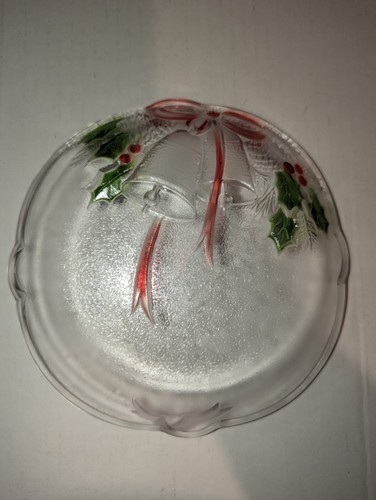 CELEBRATION BY MIKASA HOLIDAY BELLS COLLECTION SWEET DISH 7' SNAK PLATE WG - Picture 4 of 4