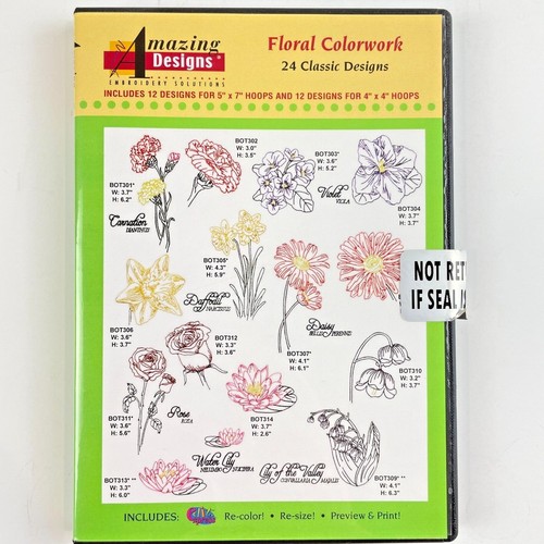 AMAZING DESIGNS Machine Embroidery CDs (YOU CHOOSE) - USED - Picture 29 of 43