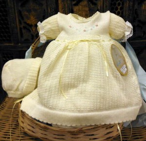 Will-039-beth-Baby-Girl-Yellow-Knit-Dress-Bonnet-Take-Me-Home-NWT-Preemie-Newborn