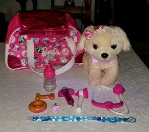 barbie pet vet set