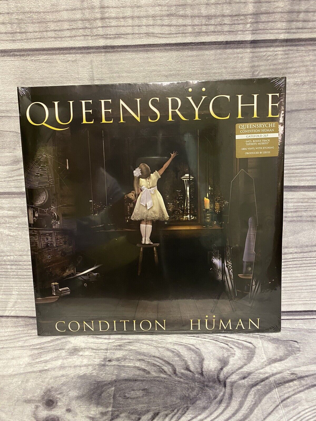 Geoff Tate signed Queensryche Frequency Unknown album, vinyl COA proof autograph STAR Geoff Tate signed Queensryche Frequency Unknown album, vinyl COA proof autograph STAR