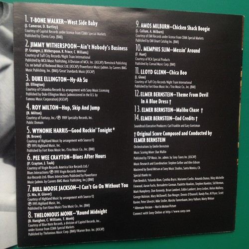 Elmer Bernstein DEVIL IN A BLUE DRESS Bayou Funk Delta Blues Film Soundtrack CD - Picture 8 of 12