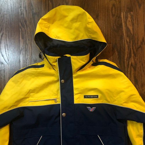 PHENIX Superior Performance Ski Snowboard Jacket Boys Juniors Sz 14 Yellow/Blue - Picture 6 of 12