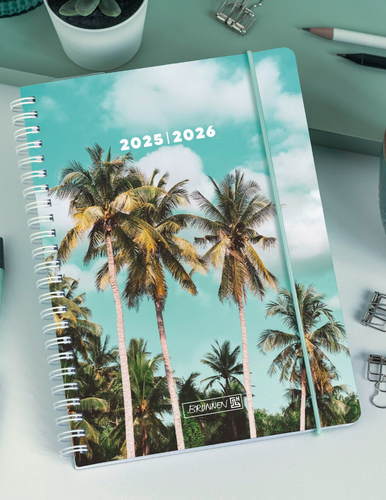 Schülerkalender 2025 bis 2026 Woche BRUNNEN Kalender 18 Monate A6 Ringbindung - Bild 28 von 32
