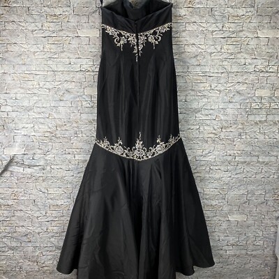 mori lee black mermaid dress Mori Lee