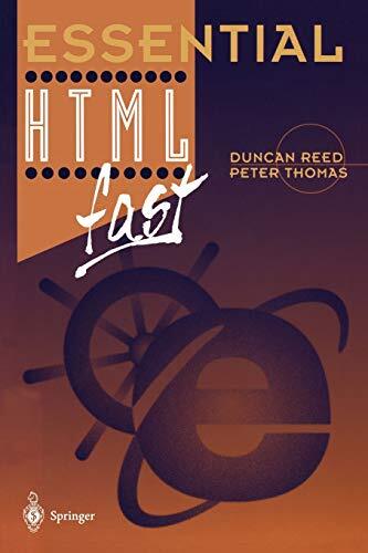 Essential HTML fast (Essential Series) By Duncan Reed, Peter Thomas - Picture 1 of 1