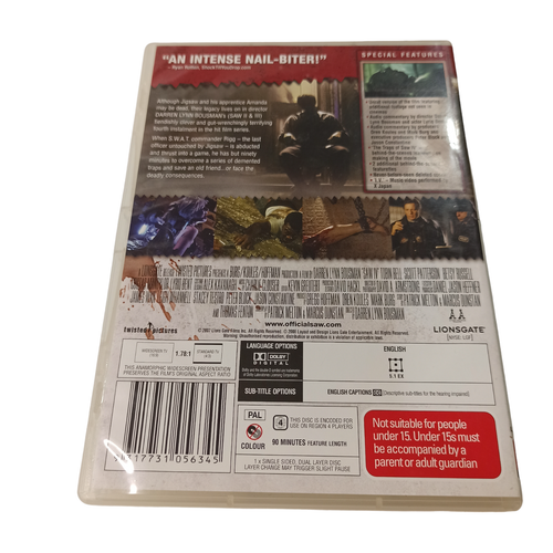 Saw 1 2 3 4 (DVD 2004) Bundle Horror Mystery Thriller Jigsaw Challenges R4 VGC - Picture 14 of 15