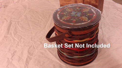 Longaberger Pumpkin Patch 2003 CC Golf Firkin Tall Drum Basket Protector #44962 - Bild 7 von 8