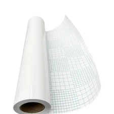 Laser Flash Point Cold Laminating Film Glossy Clear Vinyl Roll 0.69x31Yard 3Mil