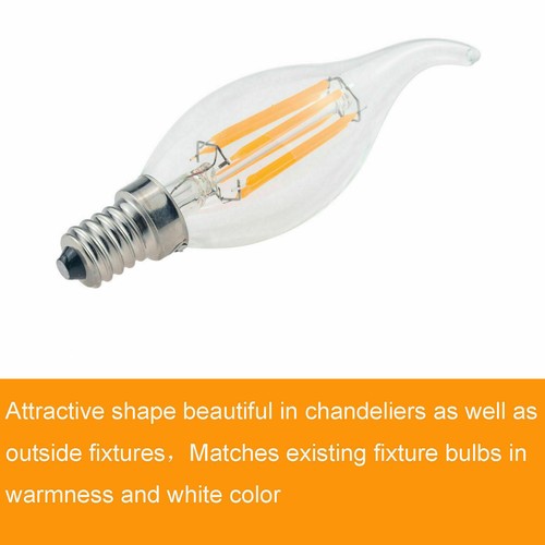 E14 Vintage Retro Dimmable LED Filament Light Bulbs SES 2W 4W 6W 220V 240V Lamp - Picture 4 of 15