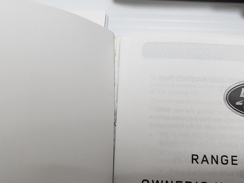 2018 Land Rover Range Rover Sport Owners Manual Set and Case Free Shipping  - Picture 5 of 7