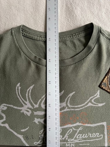 Denim Supply T-Shirt S Ralph Lauren SINGLE STITCH RRL-ish Vintage Rare Hunting - Picture 9 of 11