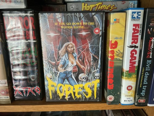 The Forest,slasher Horror,cobra Label,big Box ex Rental vhs,tested
