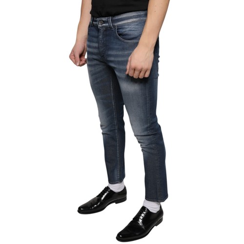 DOLCE & GABBANA Jeans Dark Blue Washed Cotton Skinny Denim IT44/W30/XS 520usd - Picture 2 of 6