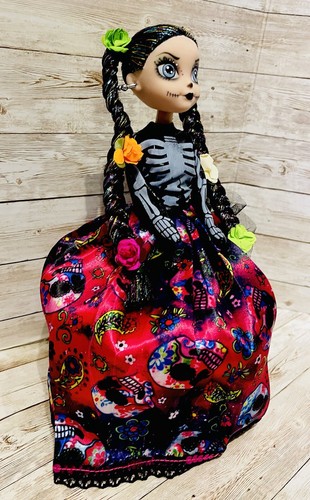 Frida Catrina Tag der Toten Puppe Muñeca De Frida Catrina Dia de Los Muertos - Bild 5 von 12