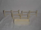 Fisher Price Little People Vintage Farm Lot: White Fences & Animal Trough