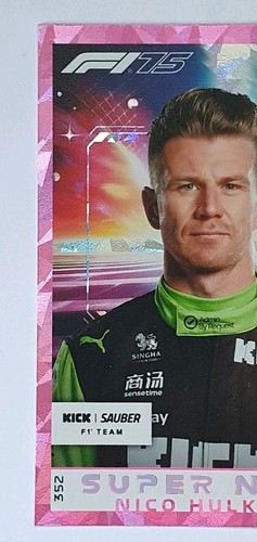 Topps Turbo Attax 2025 Nico Hulkenberg Super Nova cards x2 Pink #352 & base - Picture 6 of 9