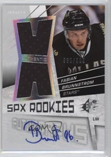 2008-09 SPx Rookies Auto Jerseys /999 Fabian Brunnstrom #169 Rookie Auto RC