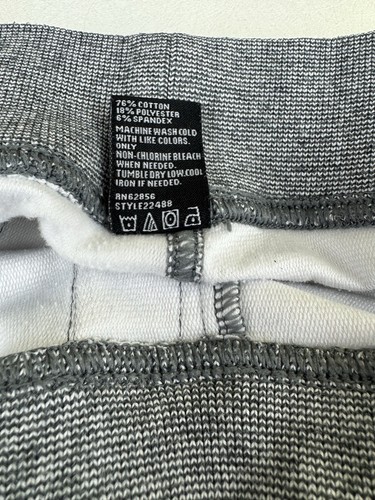 Legging HUE Blanco Súper Suave Talla Mediana Bolsillos Traseros Cordón Cintura - Imagen 10 de 10