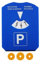 Parkscheibe Mit 3 Einkaufswagenchips & Eiskratzer | 110X150Mm Multifunktion