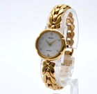 Vintage 1995[N MINT] SEIKO Exceline 4N20-1100 Gold 6P Diamond Ladies Watch JAPAN