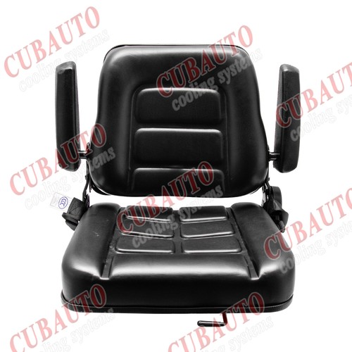 Asiento de tractor ajuste universal silla de camión carretilla elevadora excavadora suspensión respaldo - Imagen 13 de 16