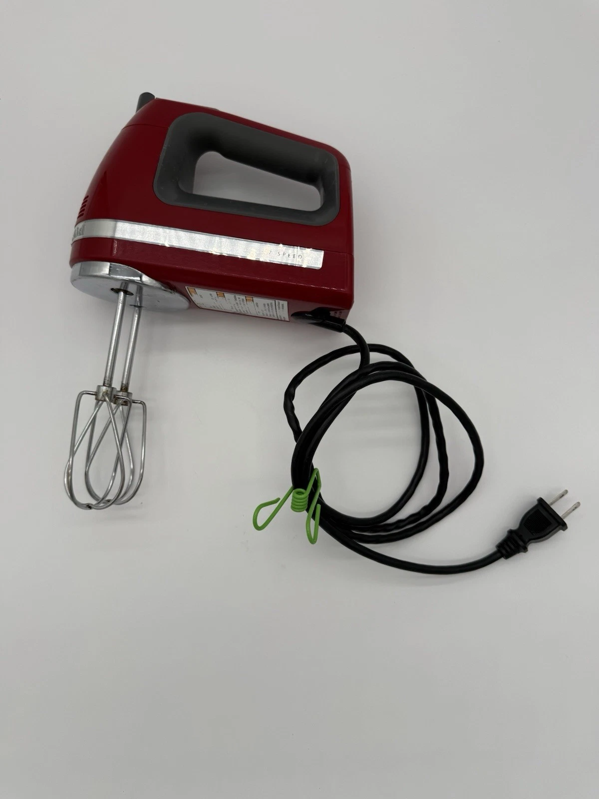 Kitchenaid Red Hand Mixer 7 Speed Mixer Model KHM720ER0
Opens in a new window or tab