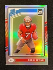 2024 Donruss Optic - Rated Rookie Bucky Irving #216 Silver Holo Prizm Buccaneers