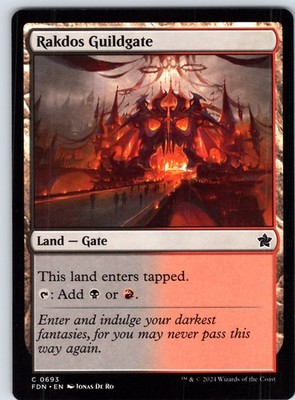Rakdos Guildgate C Foundations Normal 693 LP