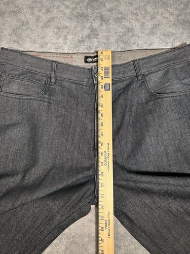 Rare Vintage ECKO UNLTD. Split Logo Denim Jeans Jorts Shorts 90s Y2K schwarz Gr. 40 - Bild 8 von 8