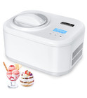 KUMIO 1.2-Quart Automatic Ice Cream Maker with Compressor-USED
