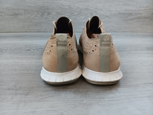 Scarpa da ginnastica Cole Haan Zerogrand Grand.OS da donna 11B in pelle marrone con punta alare - Foto 4 di 11