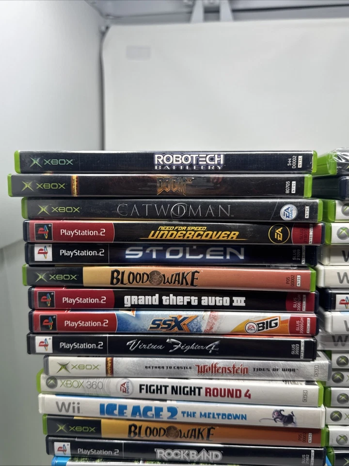 Mixed Lot of 74 Video Games – PS2 Xbox 360 Original Xbox Wii U– Tested & Working - Image 2 of 4