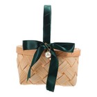 Rustikaler geflochtener Korb für Hochzeit, Babyparty, Gastgeschenke,