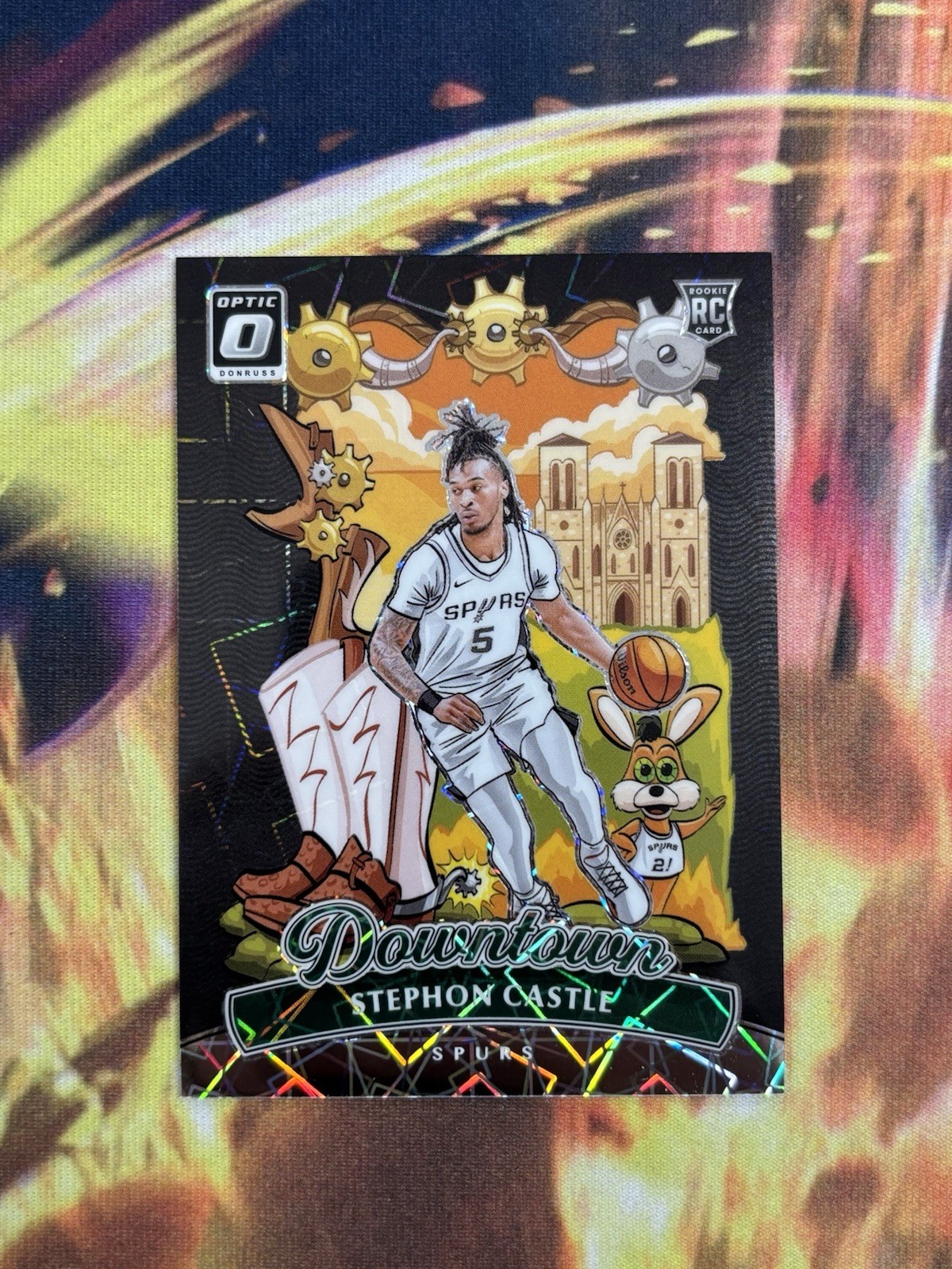 2024-25 Panini Donruss Optic Stephon Castle Downtown RC #20